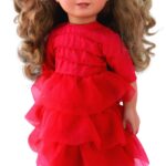 Hayati Girl-Siba Party Dress 18-Inch Doll