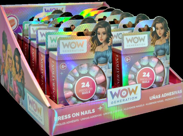 Set of 24 Adhesive Nails-WOW Generation - Image 6