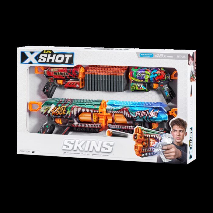 X-Shot Skins Combo Pack [2pk Griefer/2pk Flux] - Image 5