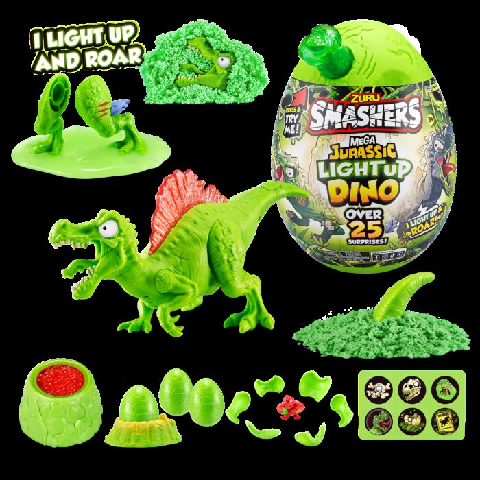 Smashers Jurassic Mega Light-Up Dino (S1) - Image 4