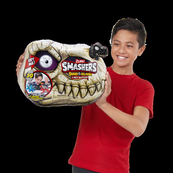 Smashers Dino Island T-Rex Battle Playset (Large) (S1) - Image 5