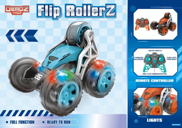 Demoz Toyz Flip RollerZ – Remote Control Car - Image 5