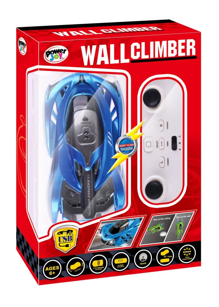⁦Power Joy Wall Climber – Remote Control Car⁩ - الصورة ⁦6⁩