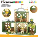 186 Piece Magnetic Military Combat Force Building Set – PicassoTiles - Image 5
